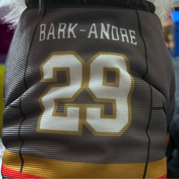 Bark Andre-Fleury, Rare White Plush Dog, Vegas Golden Knights, 2018- NWT - Picture 11 of 11